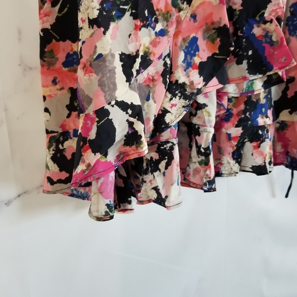 IRO Mini Floral Wrap Dress - Picture 12 of 15
